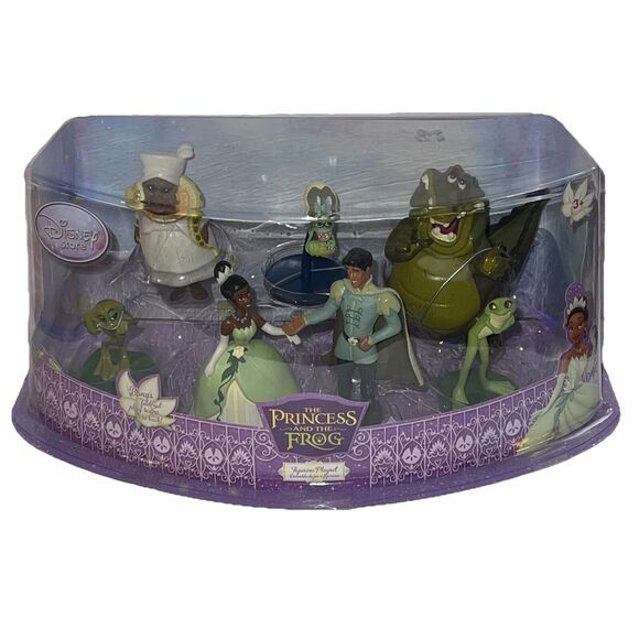 Disney Store The Princess and the Frog Figurine Playset NEW SEALED RARE 2009